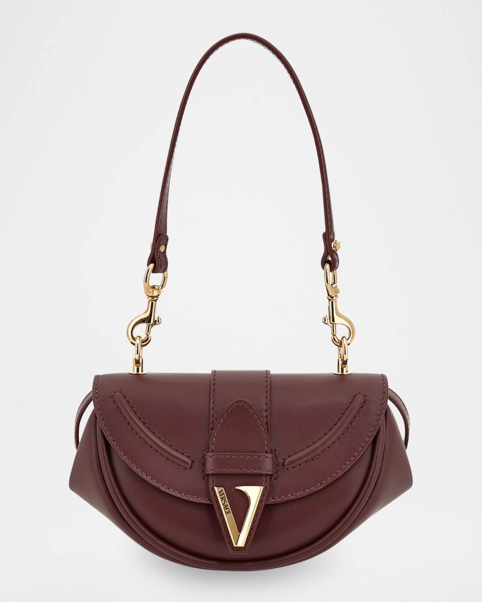 Virtus Small Leather Shoulder Bag